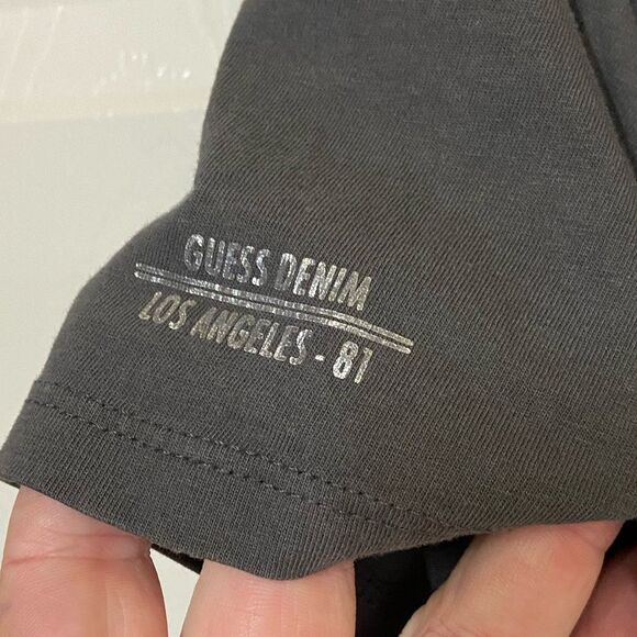 Retro GUESS 80s Vibe Lightning Eagle ASAP ROCKY Gray High End Men’s M T-Shirt - Picture 4 of 5